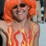 Lincoln Clarkes Photographs: Burning Man Women 1999 - Model 25