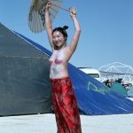 Lincoln Clarkes Photographs: Burning Man Women 1999 - Model 8